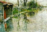 Carl Larsson vid loing grez-grez-sur-loing china oil painting artist